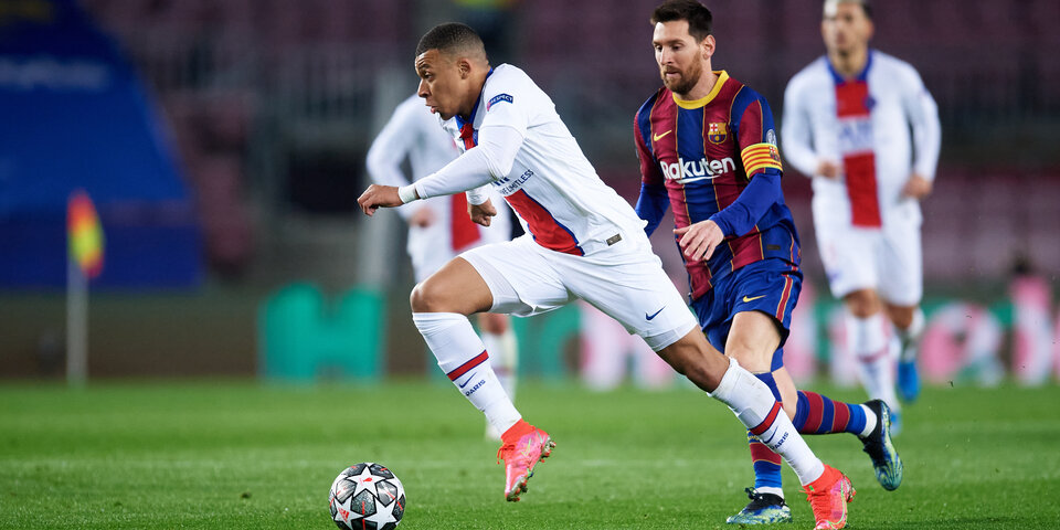 PSG-Star Kylian Mbappe war im Achtelfinal-Hinspiel kaum zu bremsen