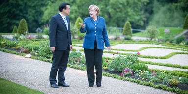 Merkel sprach mit China-Premier über Menschenrechte