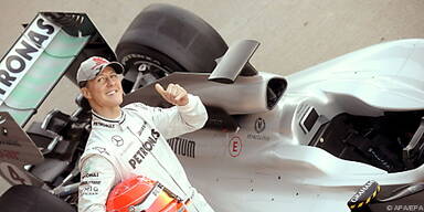 Michael Schumacher hat das Grinsen nicht verlernt