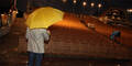 Mörbisch Regen Regenschirm Seebühne Festspiele