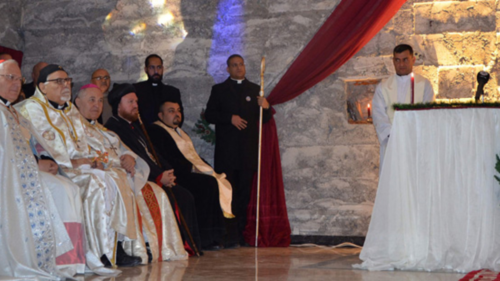 Christen in Mosul feiern 1. Weihnachten