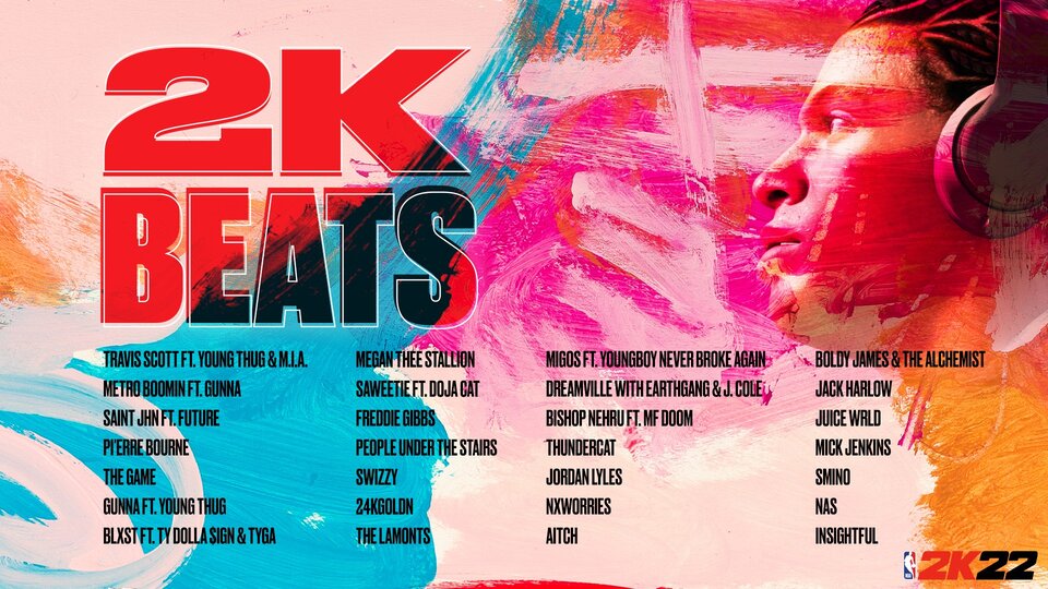 NBA® 2K22 enthüllt ein neues Soundtrack-Erlebnis zum Entdecken neuer Musik