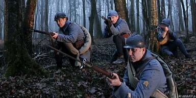 Nachstellung der Schlacht um Verdun