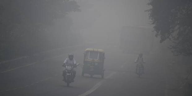 Neu-Delhi nach Lichterfest in giftigen Nebel gehüllt