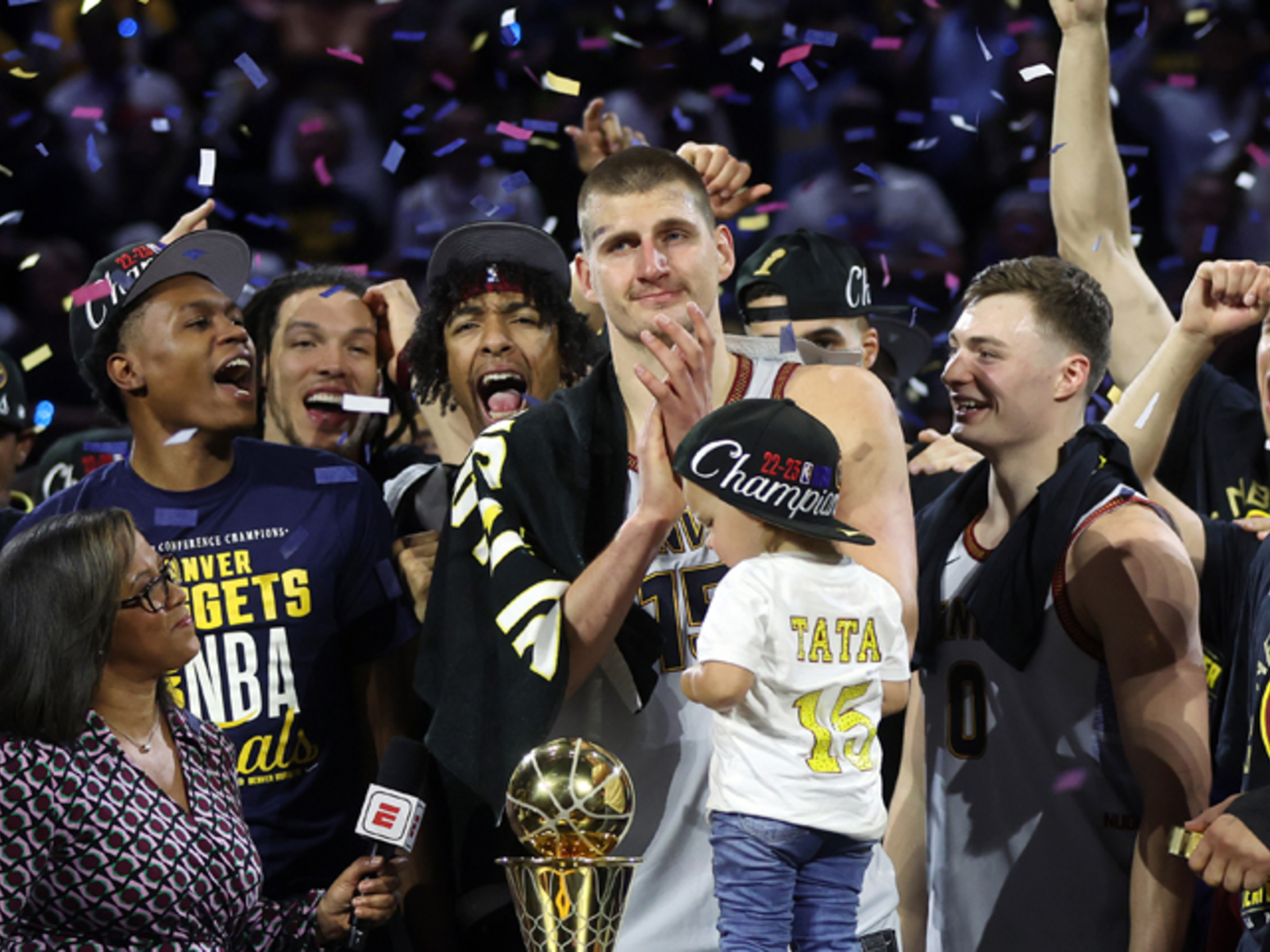 Eric Emanuel 激レアDenver Nuggets Champion