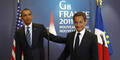 Obama Sarkozy G8 Deauville