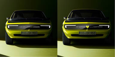 Opels Elektro-Manta hat einen virtuellen Kühlergrill