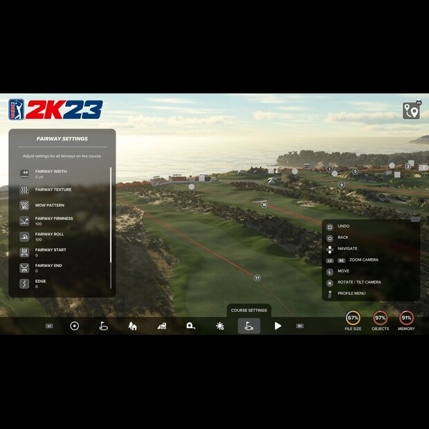 pga tour 2k23 course editor