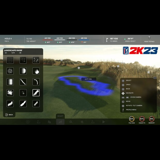 pga tour 2k23 course editor