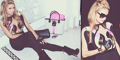 Paris Hilton feiert munter weiter!