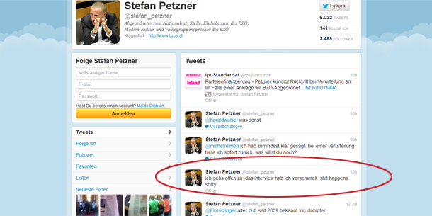 Petzner:
