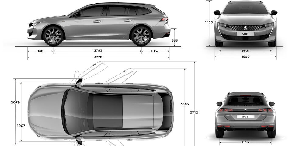Neuer Peugeot 508 jetzt auch als Kombi