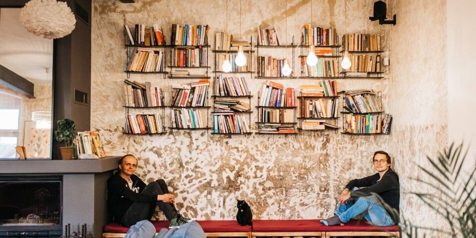 Lukasz und Piotr vom Gasthaus Kwieci im Isergebirge