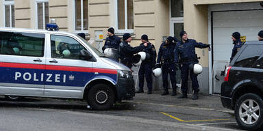 Polizei Besetztes Haus