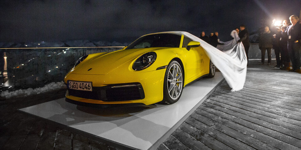 Porsche 911: Spektakuläre Österreich-Präsentation