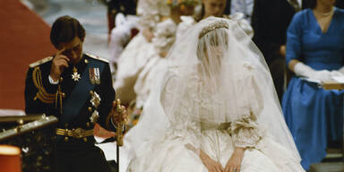 Prinzessin Diana im Hochzeitskleid