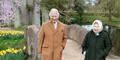 Queen und Prinz Charles trafen sich zum Spaziergang