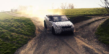 Evoque Cabrio als Erlkönig unterwegs