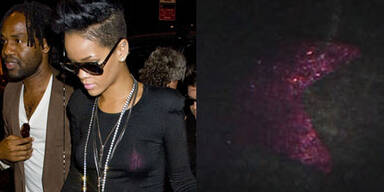 Rihanna trägt pinke Nippel-Pickerl