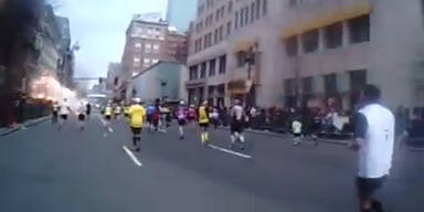 Marathonläufer filmt Explosion in Boston