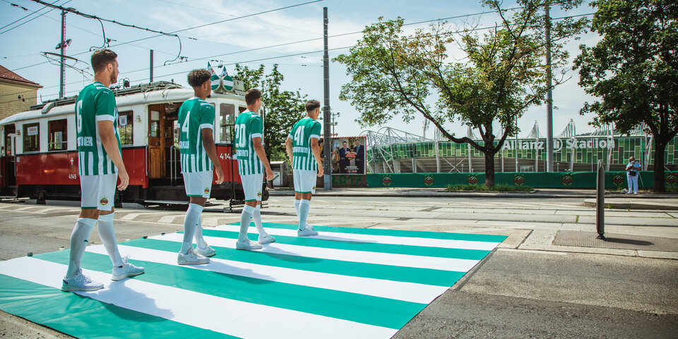 So sieht das neue Rapid-Heimtrikot aus
