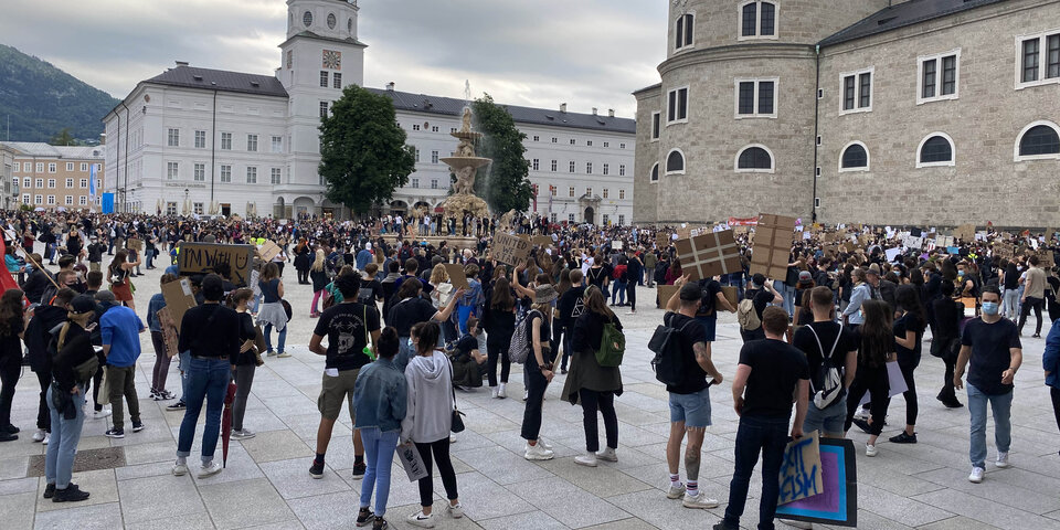 Salzburg Demo Black Lives Matter