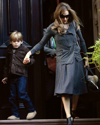 Sarah Jessica Parker mit ihrem älteren Sohn James (7).