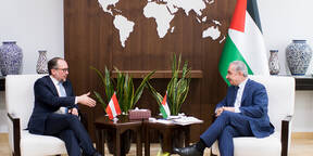 Palästinenser werfen Österreich "Doppelmoral" vor