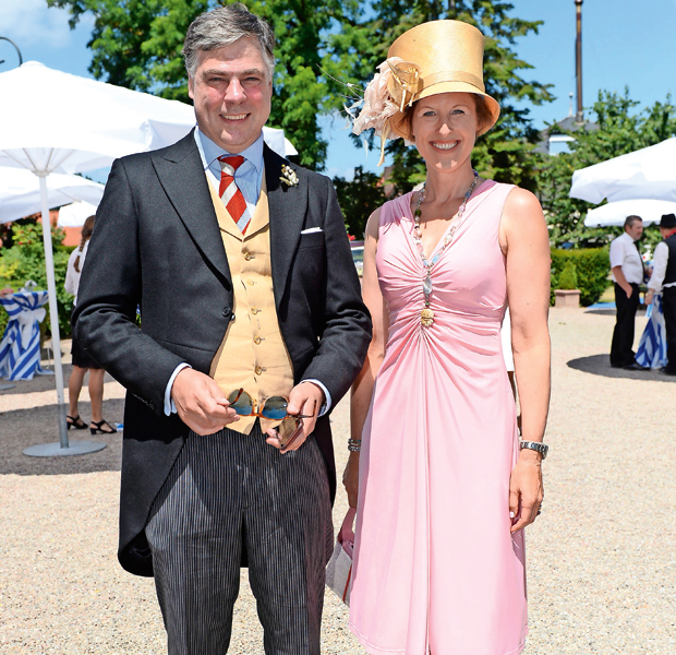Prinzessin Tatjana zu Hohenlohe-Langenburg mit Mann Hubertus Stephan