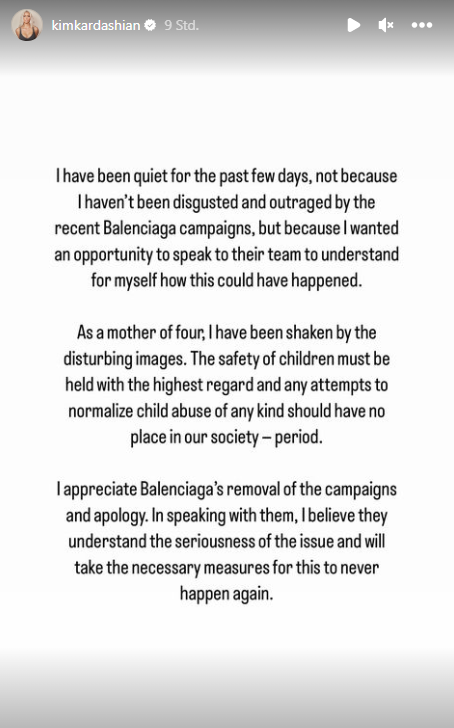 Kinderporno-Vorwurf: Kim boykottiert Balenciaga