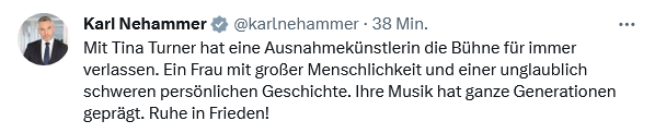Tina Turner ist tot (†83)