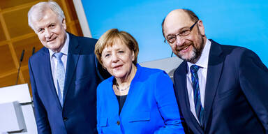 Seehofer Merkel Schulz