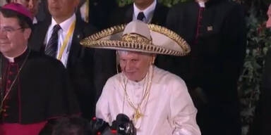 Mexico: Der Papst trägt jetzt Sombrero