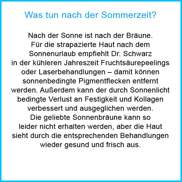 Hilfe bei sonnengeplagter Haut