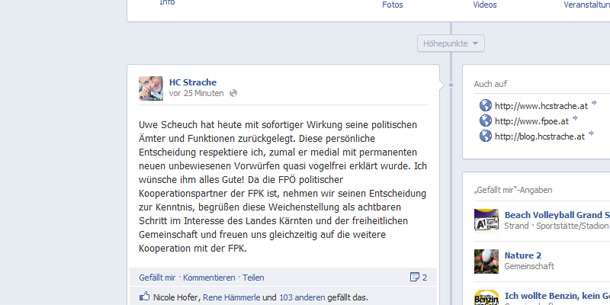 Strache meldet sich aus Ibiza zum Rücktritt