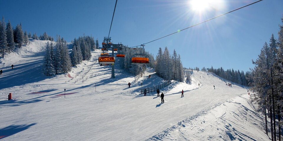 Das Skigebiet Stuhleck in der Steiermark