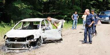 Schockierend: Mörder in Auto verbrannt