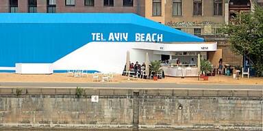 Tel Aviv Beach im Sommer 2009