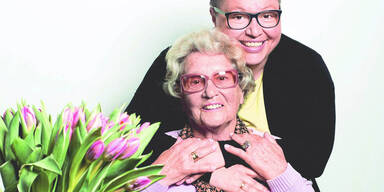 Sabine Oberhauser und ihre Mutter im Talk