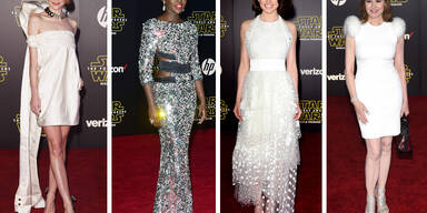 Stars auf der Star Wars Weltpremiere in Los Angeles