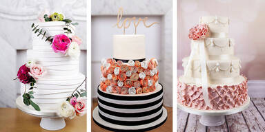 Kuchen-Couture: So schön können Hochzeitstorten sein