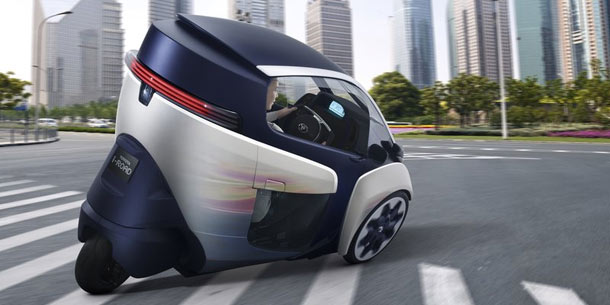 Toyota i-Road: Cityflitzer der Zukunft