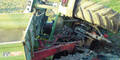 Traktor  stürzt 150 m über Hang - Bauer tot