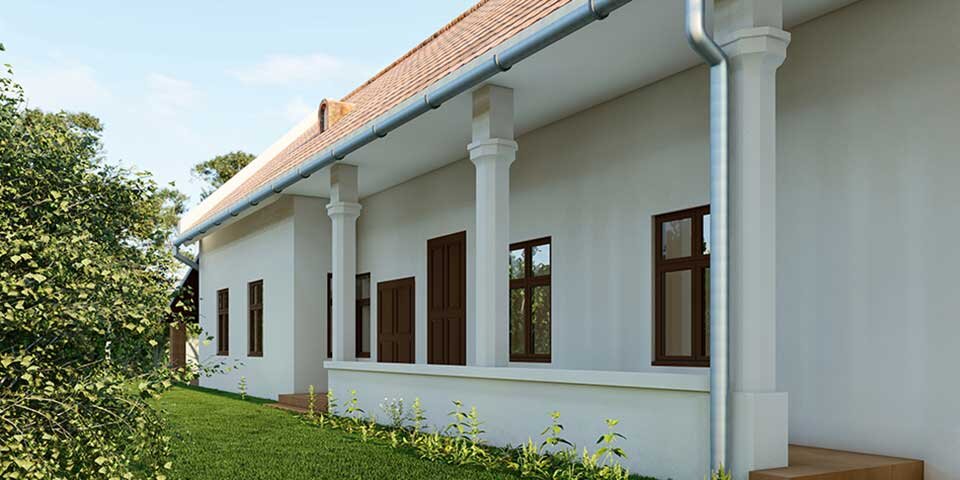 Tschardakenhof Gartenansicht