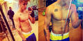 Justin Bieber zeigt Oberkörper