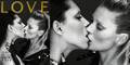 Love Magazine: Kate Moss küsst transsexuelles Model