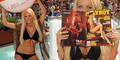 Hefner-Ex Crystal Harris feiert im Bikini