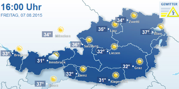 Wir sind Europas Hitzepol