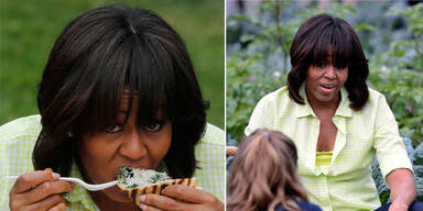 Michelle Obama: Erste graue Haare