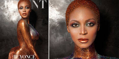 Beyoncé funkelt nur mit Bodypainting